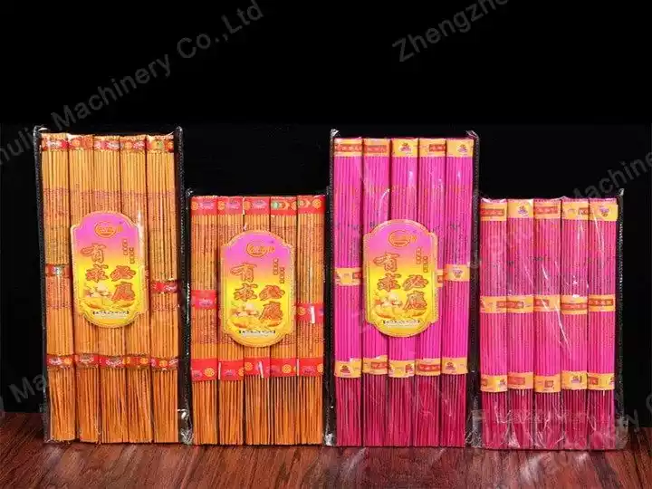 Stick incense with different size