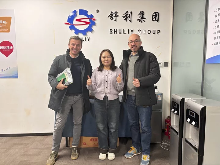 Spanish customers visit