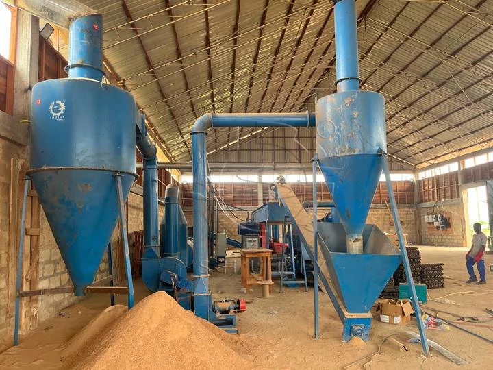 wood powder machine